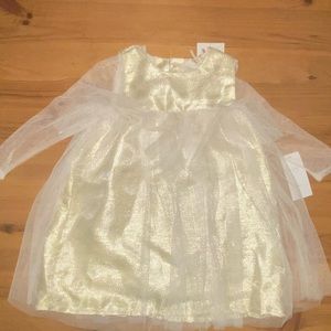 Jessica Simpson gold dress 2T